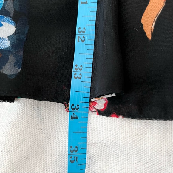 Atmosphere Floral A-line Dress-Black-Women US Size Small - Picture 10 of 13